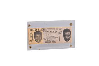 Ali vs. Liston Phantom Fight Ticket 1964