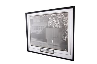 Framed Willie Mays Signed Photo