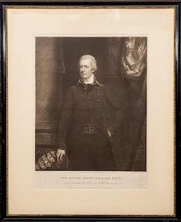 After George Clint (1770-1854), After John Hoppner (1758-1810): The Right Honorable William Pitt, Chancellor of the Exchequer