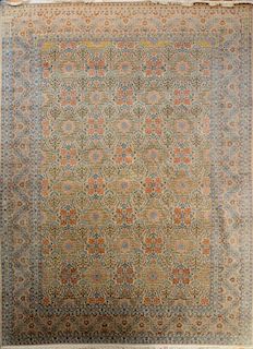 Persian Ivory-Ground Carpet