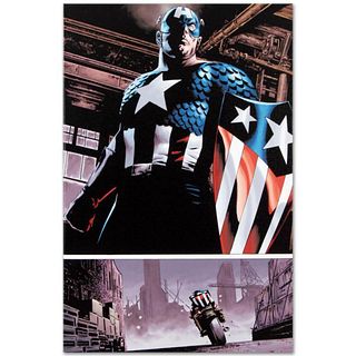 Marvel Comics "The Marvels Project #5" Numbered Limited Edition Giclee on Canvas by Steve Epting with COA.
