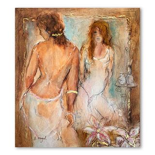 Batia Magal, "Femininity" Hand Signed Limited Edition Serigraph on Paper with Letter of Authenticity.