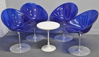 Set of 4 Phillipe Starck Kartell ERO/S/  Chairs.