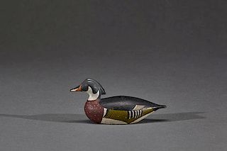 Miniature Wood Duck Joseph W. Lincoln (1859-1938)