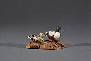 Miniature Shoveler Pair Allen J. King (1878-1963)