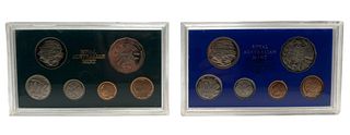 1980 & 1982 Royal Australian Mint Proof Coin Sets