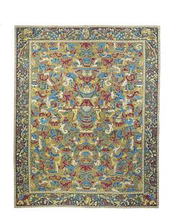 NO RESERVE Needle Point Rug 8' x 10’ (2.44 x 3.05 m)