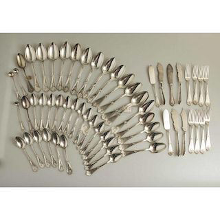Assorted Silver Flatware, Pacific Pattern