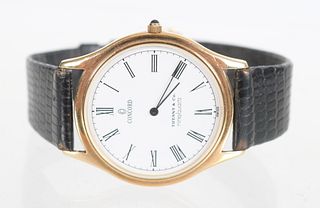 A Concord/Tiffany 14k Gold Men's Wristwatch
