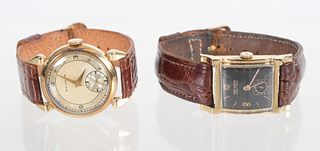 Two Men's Watches, Waltham and Gruen