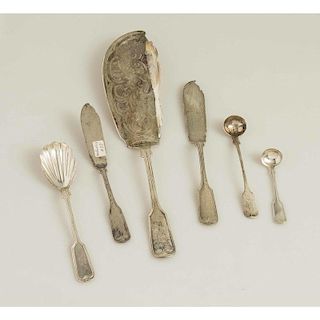 Assorted Silver Serving Pieces, Various Makers
