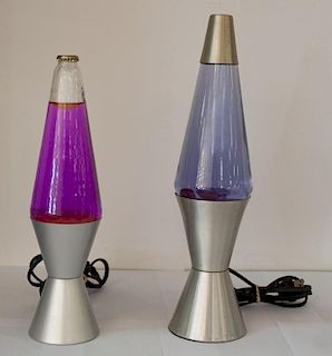 Vintage Lava Lamp Pair
