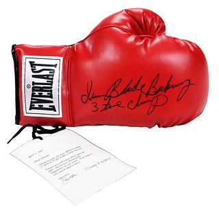 Iran Barkley Signed Boxing Glove