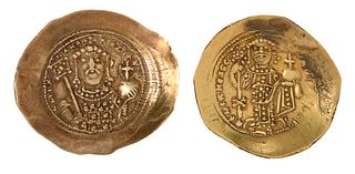 Two 11th Century Byzantine Gold Coins