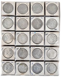 Two Albums of U.S. Silver Dollars, 400 Coins 