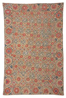 Floral Embroidered Suzani Textile