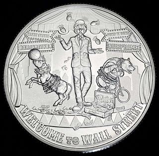 2022 "Welcome To Wallstreet" The Awakening 2 ozt .9999 Silver 