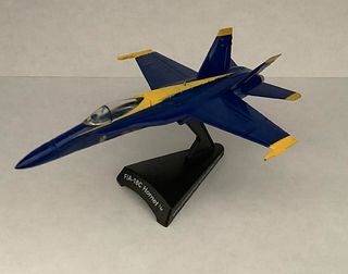 AIRPLANE MODEL Boeing F-18 Hornet Blue Angels US NAVY Diecast Model