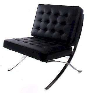 Barcelona-Style Lounge Chair