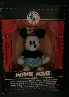 GUND MINNIE MOUSE CHARACTER IN BOX