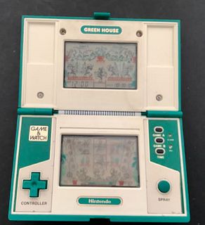 NINTENDO GAME AND WATCH GREEN HOUSE WORKS