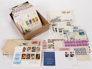 ASSORTED UNITED STATES AND FOREIGN POSTAL COVERS, UNCOUNTED LOT