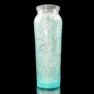 Lalique Crystal Vase, Bougaivillier
