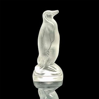 Vintage Pressed Glass Penguin Paperweight