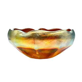 Tiffany L.C.T Favrile Glass Bowl