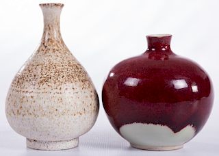 Handcrafted Pottery Bud Vases