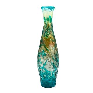 Cristallerie De Pantin Art Glass Vase