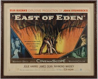 JAMES DEAN "EAST OF EDEN" ORIGINAL HALF-SHEET MOVIE POSTER