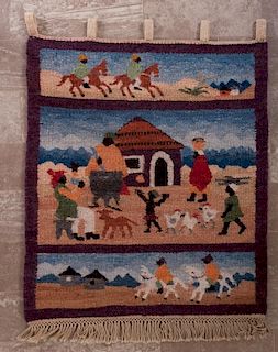 Lesotho, South Africa Pictorial Wall Hanging