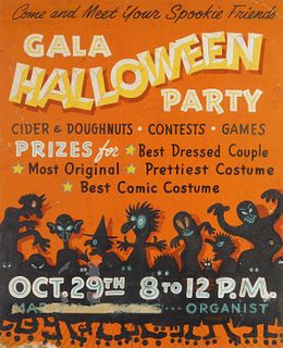 Original poster- Gala Halloween Party