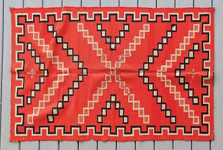 Native American woven blanket, 36" x 60".