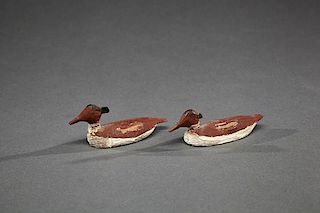 Two Miniature Mergansers Lloyd J. Tyler (1898-1970)