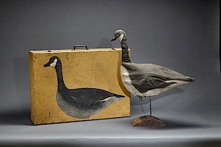 Canada Goose Box with One Canvas Goose
