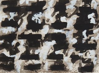 Robert C. Jones (1930-2019), Untitled, 1990, Acrylic on paper, 9.75" H x 13" W