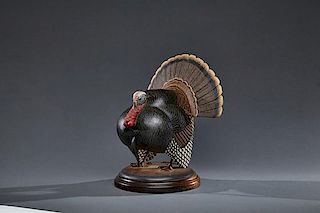 One-Quarter-Size Turkey in Strut Eddie Wozny (b. 1959)