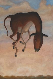 Scott Musgrove (b. 1966), "The Inevitability of Gradualness," 2010, Oil on artist board, 32" H x 22" W