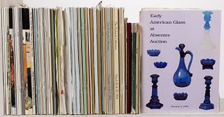 LIGHTING, GLASS, AND OTHER AUCTION CATALOGUES, UNCOUNTED LOT,