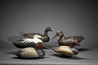 Lot of Five Decoys