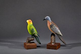Passenger Pigeon and Carolina Parakeet Dean S. Hurliman (b. 1946)
