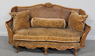 Fine Quality Continental Louis XV Style Caned