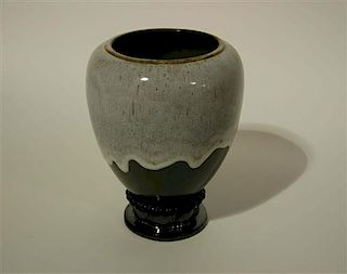A Haeger Pottery Vase Height 10 3/4 inches.