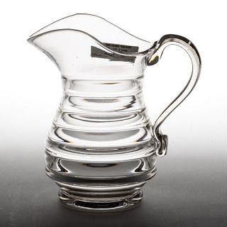 FREE-BLOWN AND TOOLED BEEHIVE PITCHER