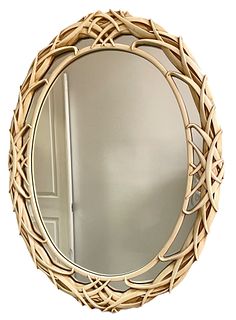Vintage Carolina Co Wall Mirror After SERGE ROCHE