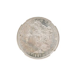 1887 P,  O AND S MORGAN SILVER DOLLARS