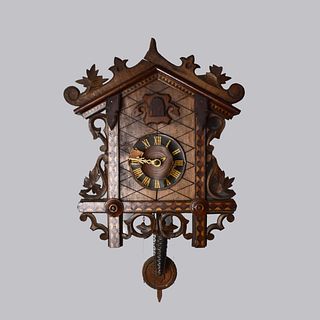 Antique Black Forest Wall Clock