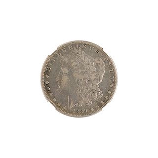 1889-CC MORGAN SILVER DOLLAR COIN